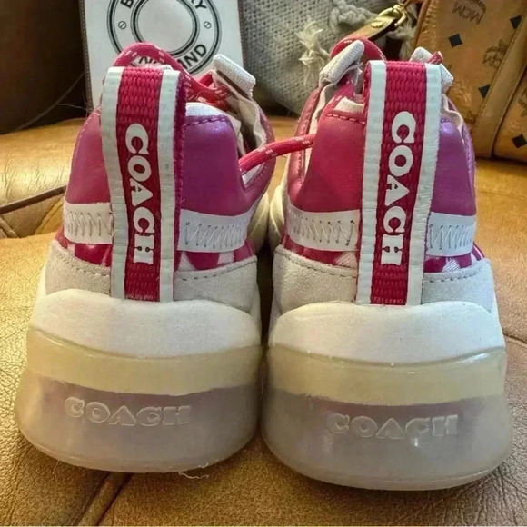 Coach City Sole Runner G4972 Size US 5.5B, EUA 36 Color Hyacinth Pink NEW - Picture 3 of 9